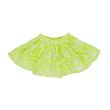 Gonna Bimba in organza ricamata