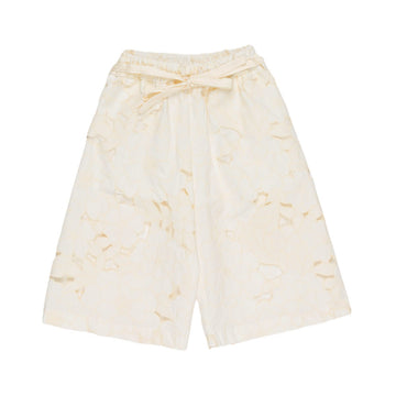 Pantalone Bimba in cotone ricamato