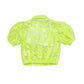 Camicia Bimba in organza ricamata