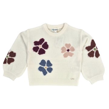 Maglioncino Bimba cropped in filo lana