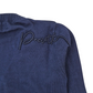 Cardigan in filo cotone bimbo con logo ricamato