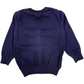 Cardigan baby in maglia con riga