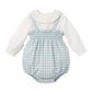 Completo Neonata a quadretti Vichy