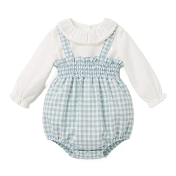 Completo Neonata a quadretti Vichy