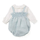 Completo Neonata a quadretti Vichy