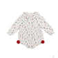 Pagliaccetto con pon pon rosso