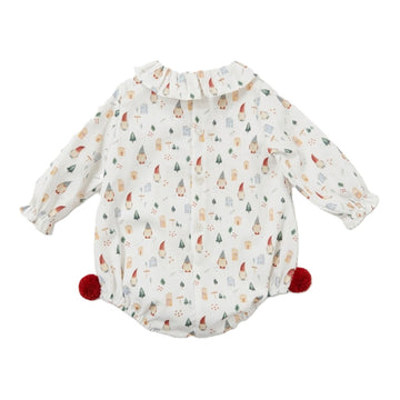 Pagliaccetto con pon pon rosso