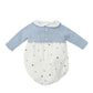 Pagliaccetto Neonato misto cotone con pois