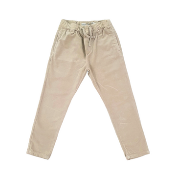 Pantalone baby con laccio in velluto raso