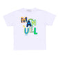 T-shirt in cotone logo multicolor Manuel Ritz