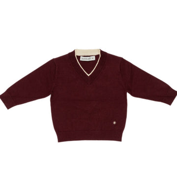Pullover Baby a doppia punta scollo a "v"