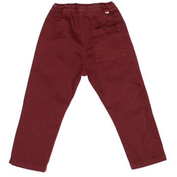 Pantalone boy gabardine con elastico