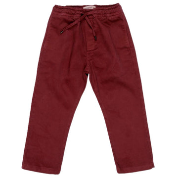 Pantalone boy gabardine con elastico