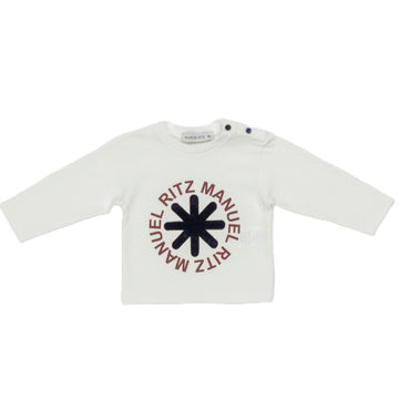 T-shirt Baby manica lunga logo Manuel Ritz