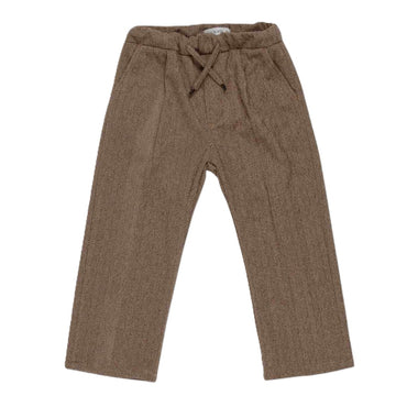 Pantalone Bambino spigato  con elastico