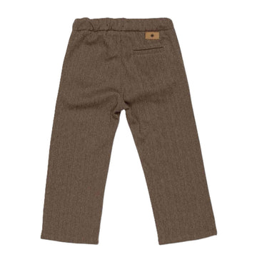 Pantalone Bambino spigato  con elastico