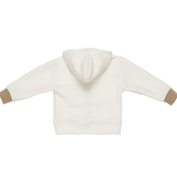 Felpa junior aperta con cappuccio
