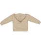 Felpa aperta full zip con cappuccio