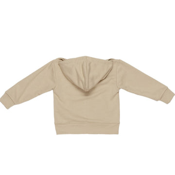 Felpa aperta full zip con cappuccio