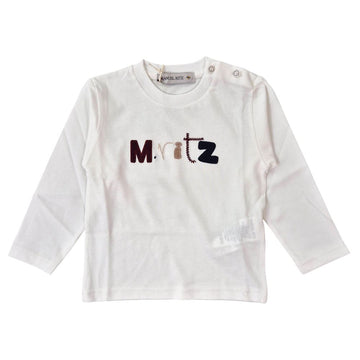T-shirt bambino manica lunga logo