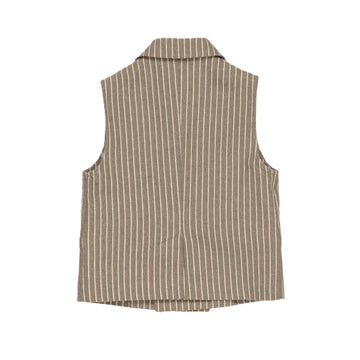 Gilet doppio petto Boy a righe