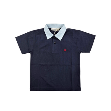 Polo Boy in cotone collo righe