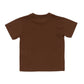 T-shirt Boy in filo di scozia con logo