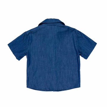 Giacca camicia Boy denim leggero