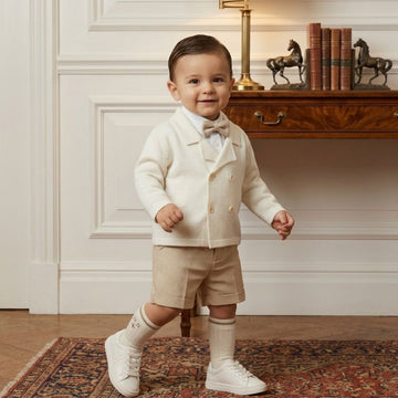 Completo Baby con cardigan doppio petto