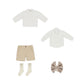Completo Baby con cardigan doppio petto