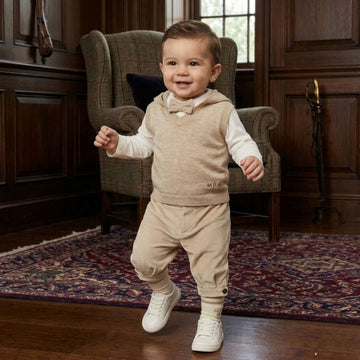 Completo Baby con gilet cappuccio