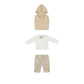 Completo Baby con gilet cappuccio