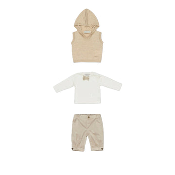 Completo Baby con gilet cappuccio