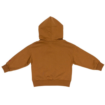 Felpa Junior Loose con cappuccio e foulard