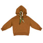 Felpa Junior Loose con cappuccio e foulard