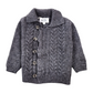 Cardigan bimbo con trecce misto lana