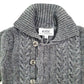 Cardigan bimbo con trecce misto lana