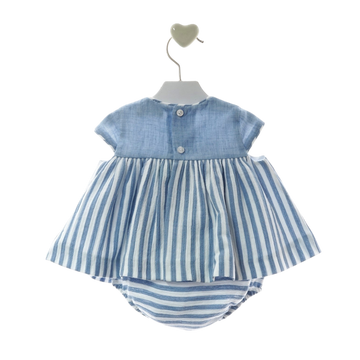 Vestito con mutandina e fiocchetti