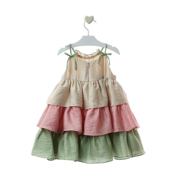 Abito Bimba con balze