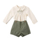 Completo Bambino "Canela" punto smock