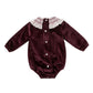 Pagliaccetto in velluto raso "Bordeaux"