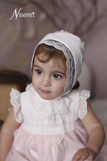 Abito Battesimale organza punto smock