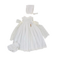 Abito Battesimale lungo con punto smock