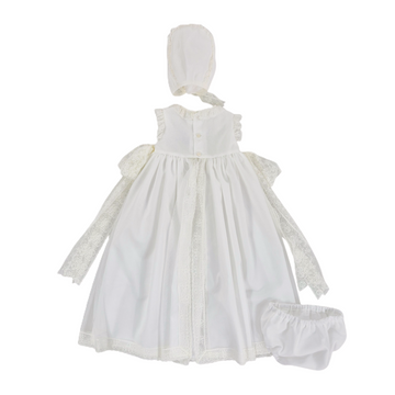 Abito Battesimale lungo con punto smock