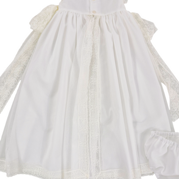 Abito Battesimale lungo con punto smock