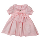 Abito Bambina punto smock rosa