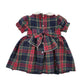 Abito Scozzese Bambina punto smock