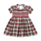 Abito Scozzese Grigio Bimba punto smock