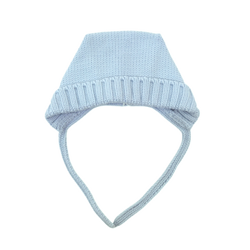 Cappellino neonato paraorecchie in lana