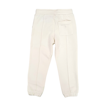 Pantalone junior felpa logo ricamato